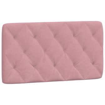 Bed met matras fluweel roze 100x200 cm 8721012351288 5