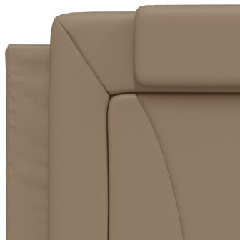 Bed met matras kunstleer cappuccinokleurig 90x190 cm 8721012352483 7