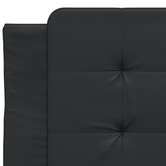 Bed met matras kunstleer zwart 90x190 cm 8721012353145 7