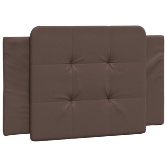 Bed met matras kunstleer bruin 90x200 cm 8721012353237 5