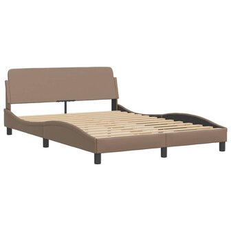 Bed met matras kunstleer cappuccinokleurig 140x190 cm 8721012353466 4