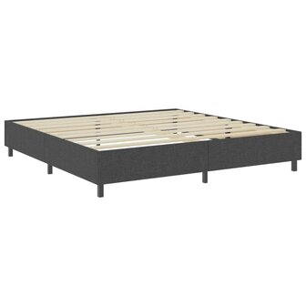 Boxspringframe stof grijs 200x200 cm 8719883832821 3