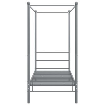 Hemelbedframe metaal grijs 100x200 cm 8720286163719 4