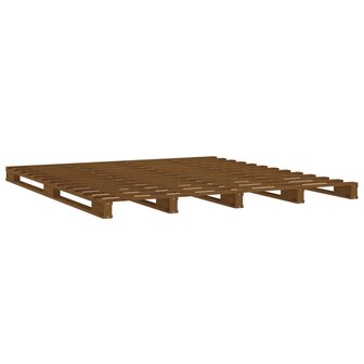 Palletbed massief grenenhout honingbruin 120x200 cm 8720287139751 4