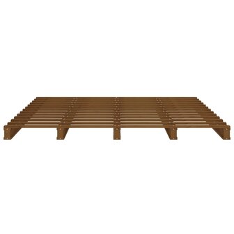 Palletbed massief hout honingbruin 150x200 cm 8720287139850 5