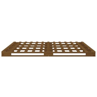 Palletbed massief grenenhout zwart 120x190 cm 8720287140153 6