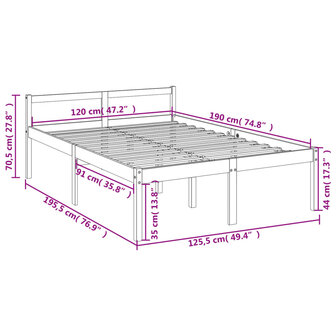 Seniorenbed massief grenenhout wit 120x190 cm 8720286877944 10