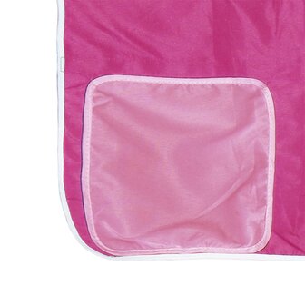 Stapelbed met gordijnen 75x190 cm grenenhout roze 8721102689529 12