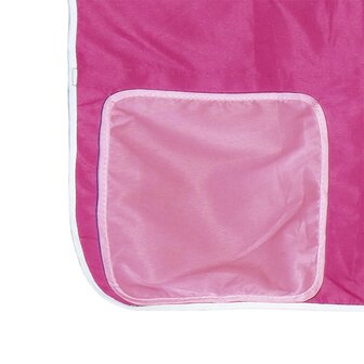 Stapelbed met gordijnen 90x190 cm grenenhout roze 8721102689796 12