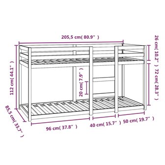 Stapelbed massief grenenhout 80x200 cm 8720287215295 8