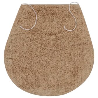 Badmattenset stof beige 3-delig 8718475603436 4