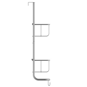 EISL Wandrek 30,5x13x62 cm matzilverkleurig 9002560799135 2