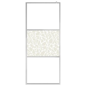 Inloopdouchewand met stenenmotief 80x195 cm ESG-glas 8720286047736 3