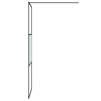 Inloopdouchewand 80x195 cm halfmat ESG-glas zwart 8720287052029 4