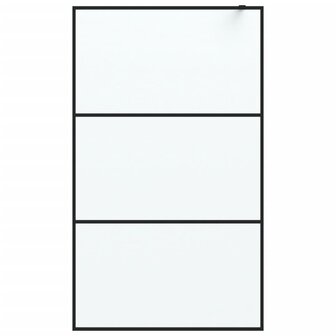 Inloopdouchewand 115x195 cm mat ESG-glas zwart 8720287052104 3