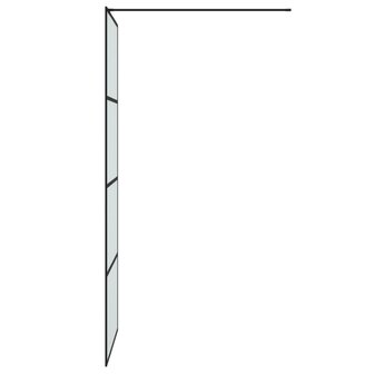 Inloopdouchewand 80x195 cm mat ESG-glas zwart 8720287052272 4