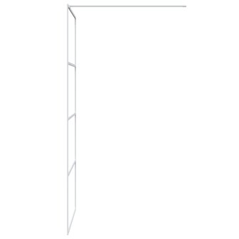 Inloopdouchewand 90x195 cm transparant ESG-glas wit 8720287052388 4