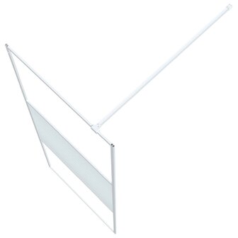 Inloopdouchewand 80x195 cm transparant ESG-glas wit 8720287052470 5