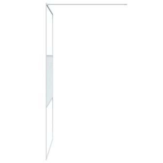 Inloopdouchewand 115x195 cm transparant ESG-glas wit 8720287052500 4