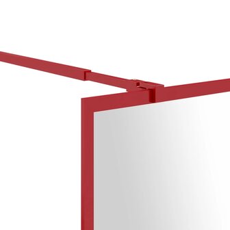 Inloopdouchewand transparant 80x195 cm ESG-glas rood 8720845941833 6