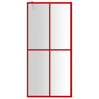 Inloopdouchewand transparant 80x195 cm ESG-glas rood 8720845941918 3