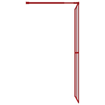 Inloopdouchewand transparant 80x195 cm ESG-glas rood 8720845941918 4