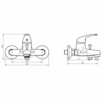 SCH&Uuml;TTE Badmengkraan ATHOS chroomkleurig 4008431770307 4