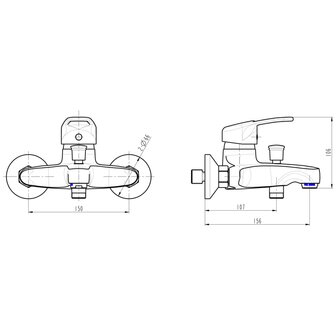 SCH&Uuml;TTE Badmengkraan BATONI chroomkleurig 4008431350301 2