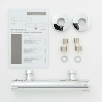 SCH&Uuml;TTE Douchemengkraan LONDON thermostatisch 5,5 cm 4008431525211 7