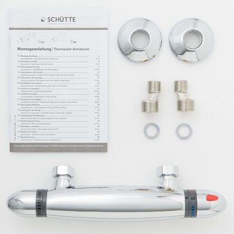 SCH&Uuml;TTE Douchemengkraan thermostatisch SUPRA chroomkleurig 4008431524351 6