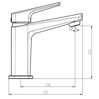 SCH&Uuml;TTE Wastafelmengkraan RAVEN matzwart 4008431340166 7