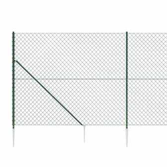 Gaashek met grondankers 1,4x25 m groen 8720845771454 4