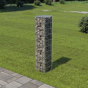 Schanskorfmuur met deksels 20x20x100 cm gegalvaniseerd staal 8719883592107 1