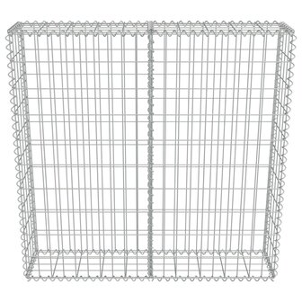 Schanskorfmuur met deksels 100x20x100 cm gegalvaniseerd staal 8719883592138 4