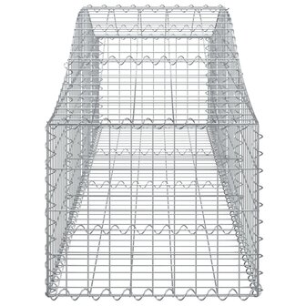 Schanskorf gewelfd 200x50x40/60 cm gegalvaniseerd ijzer 8720845650551 4
