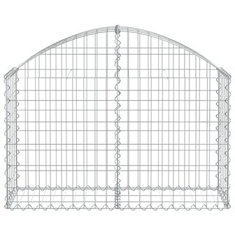 Schanskorf gewelfd 100x30x60/80 cm gegalvaniseerd ijzer 8720845650865 3