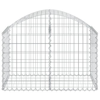 Schanskorf gewelfd 100x50x60/80 cm gegalvaniseerd ijzer 8720845650964 3