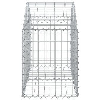 Schanskorf gewelfd 100x50x60/80 cm gegalvaniseerd ijzer 8720845650964 4