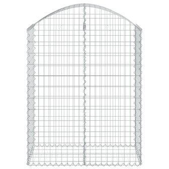 Schanskorf gewelfd 100x50x120/140 cm gegalvaniseerd ijzer 8720845650995 3