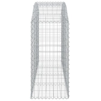 Schanskorf gewelfd 200x50x100/120 cm gegalvaniseerd ijzer 8720845651381 4