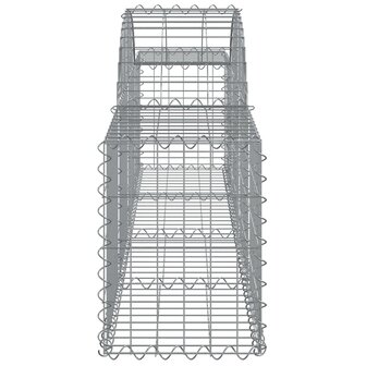 Schanskorf gewelfd 200x30x40/60 cm gegalvaniseerd ijzer 8720845651459 4