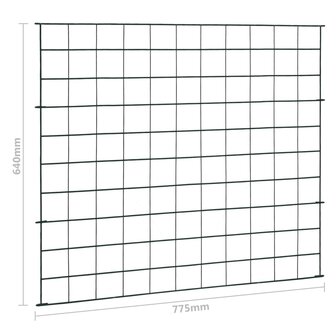 Schuttingset 77,5x64 cm groen 8719883785776 7