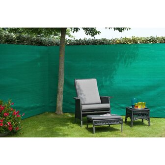 Nature Tuinscherm 1,5x10 m PE groen 8711338503096 2