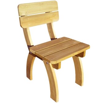 Tuinstoelen 2 st ge&iuml;mpregneerd grenenhout 8718475995784 2