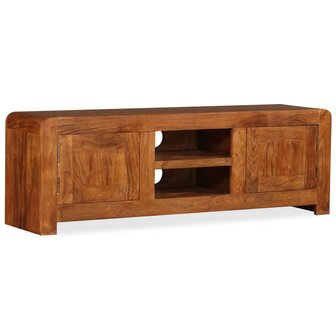 Tv-meubel 120x30x40 cm massief hout met honingafwerking 8718475567943 4