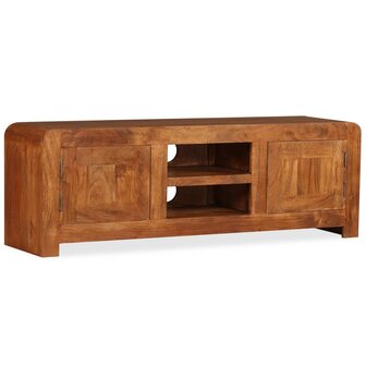 Tv-meubel 120x30x40 cm massief hout met honingafwerking 8718475567943 5