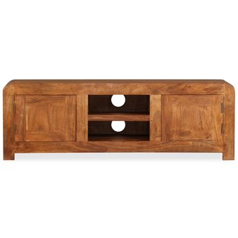 Tv-meubel 120x30x40 cm massief hout met honingafwerking 8718475567943 6