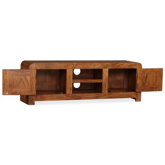 Tv-meubel 120x30x40 cm massief hout met honingafwerking 8718475567943 7