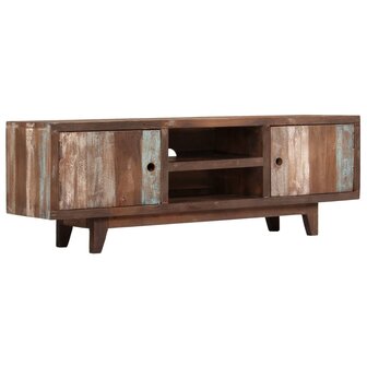 Tv-meubel vintage stijl 118x30x40 cm massief acaciahout 8718475570820 1