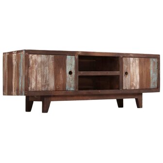 Tv-meubel vintage stijl 118x30x40 cm massief acaciahout 8718475570820 10